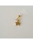Cerrahi Çelik Yıldız Sallantılı Piercing Helix Kıkırdak Gold Renk 3