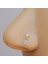 Gold Kaplama 925 Ayar Gümüş Çiçek Sallantılı Burun Hızma Piercing 1