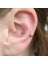 8 mm Cerrahi Çelik Gümüş Renkli Iki Ucu Top Piercing Tragus Helix Conch Lob Daith 1