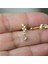 Gold Cerrahi Yıldız Sallantılı Yıldız Helix Piercing Lob Kıkırdak Tragus 3