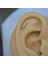 Gümüş Renkli Cerrahi Çelik Taşlı Mini Üçgen Piercing Helix Lob Kıkırdak Tragus 2