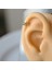 Gold Cerrahi Çelik Yıldız Modelli Halka Tragus Piercing Helix Lob Kıkırdak 1