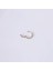 Silver Renk Cerrahi Çelik Ince Halka Tragus Piercing Helix Lob Kıkırdak 2