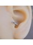 Silver Renk Cerrahi Çelik Ince Halka Tragus Piercing Helix Lob Kıkırdak 3