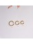 Cerrahi Çelik 10 mm Gold Renk Çelik Halka Burun Piercing Halka Hızma 3