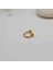 6 mm Düz Çelik Tragus Helix Piercing Gold Renk Ucu Toplu 1