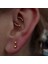 6 mm Düz Çelik Tragus Helix Piercing Gold Renk Ucu Toplu 2