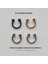 8 mm Düz Çelik Tragus Helix Piercing Rook Daith Gold Renk Ucu Toplu 4