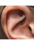 8 mm Cerrahi Çelik Siyah Renkli Iki Ucu Top Piercing Tragus Helix Conch Lob Daith 1
