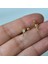 Gold Renk Cerrahi Çelik Taşlı Mini Yıldızlar Helix Piercing Lob Kıkırdak Tragus 2