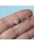 Gümüş Renk Cerrahi Çelik Çiçek Piercing Helix Lob Kıkırdak Tragus 2