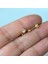 Gold Cerrahi Çelik Tektaş Piercing Helix Lob Kıkırdak Tragus 2