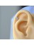 Gümüş Renk Cerrahi Çelik Şimşek Modelli Piercing Helix Lob Kıkırdak Tragus 1