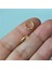 Gold Cerrahi Çelik Ince Halka Tragus Piercing Helix Lob Kıkırdak 1