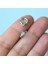 Gümüş Renk Cerrahi Çelik Yıldız Modelli Halka Tragus Piercing Helix Lob Kıkırdak 2