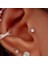 Cerrahi Çelik Yıldız Taşlı Piercing Tragus Helix Kıkırdak Conch 8 mm Gold Renk 1