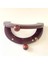 Çanta Bursu Ahşap Oval Boncuklu Yanik Kahve 20 cm 1