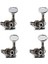 AU014P Ukulele Burgu Set - Nikel (ORİJİNAL ÜRÜNDÜR) 1