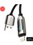 12W Lightning To USB Dijital Ekranlı Hızlı Şarj Kablosu 1.2m (Rosstech Türkiye Garantili) 1