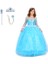 Butik Happy Kids Kız Çocuk Prenses Elsa Kostümü Uzun Kollu Elsa Kostümü 1-12 Yaş Taç-Asa-Saç Hediyeli 1