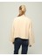 Kadın Basic Bisiklet Yaka Düz Oversize Salaş Bol Kesim Sweatshirt 5