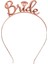Bride Yazılı Metal Taç Rose Gold +Bekarlığa Veda Partisi Konsepti Metal Taç 5