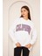 Unısex Calıfornıa Baskı Sweat 22907B4 -Beyaz 1