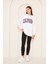 Unısex Calıfornıa Baskı Sweat 22907B4 -Beyaz 3