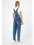 Kadın Dora Dirty Med Blue Mom Jean Salopet Tulum 4