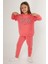 Kız Çocuk Pembe Eşofman Takımı 3
