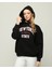 Kalın Polar Kapüşonlu Oversize/geniş Kalıp Örme Sweatshirt 1