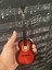 Minyatür Gitar Klasik Gitar Kırmızı Hediyelik Biblo 25 cm 1