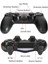 Blue İnter Qasul Ps4 Siyah Doubleshock Wireless Gamepad Joystick Kablosuz Ps4 Oyun Kolu 2