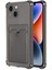 Apple iPhone 15 Plus Card Slot Shock Kılıf Füme 1