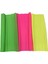 Roco Paper Neon Renkli Krapon Kağıtları - 3'lü Set 40GR 50X250CM 4