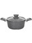 Döküm Granit Yanmaz Yapışmaz Derin Yemek Tenceresi 24 cm 2