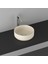 Infinity Tezgah Üzeri Lavabo Lavabo 36 cm Fil Dişi Ext. Dekorsuz 10NF65036-2K 1
