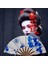 Japon Bambu Kumaş Yelpaze Çanta Boy Stant Hediyeli NO.115 2