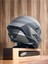 Draken Premier Gray. ''2 Vizörlü'' + ''sticker'' Hediyeli, Mat Motosiklet Kapalı Kask 3