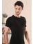 3 Lü Paket Erkek Bisiklet Yaka Lcyralı Kısa Kollu Beyaz T-Shirt EDY704-705B 1