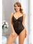 Siyah Çizgili Bodysuit - 876 - Beden M 1