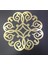 Dekoratif Gold Yapışkanlı Aynalı Pleksi Mobilya Dolap Süsü (25x25cm) 2