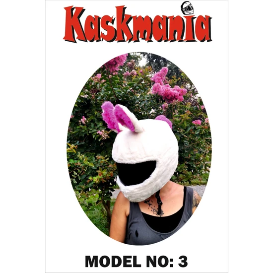 Mania Kask Kılıfı Peluş She Rabbit Kaskmania