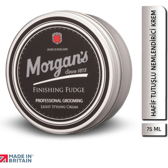 Morgan's Pomade Finishing Fudge Light Styling Cream - Tüm Saçlara Özel Hafif Tutuşlu Şekillendirici Krem 75 ml