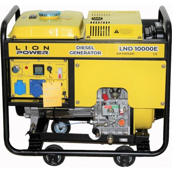 LION POWER Lnd 10000E Dizel Marşlı Monofaze 10KVA Jeneratör