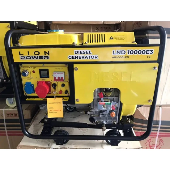 LİON POWER LND 10000E3  Dizel Marşlı Monofaze Jeneratör (9 kVA)