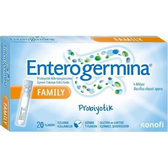 Enterogermina Yetişkin Probiyotik 20 Flakon