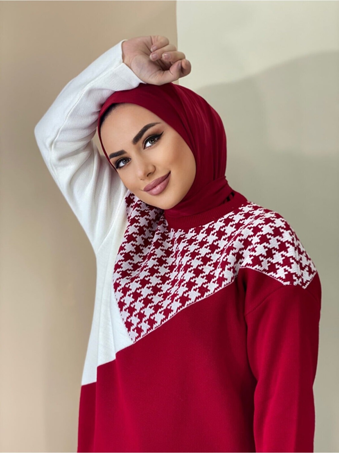 Erasra Class Çıt Çıtlı Hasema Üstü Uyumlu Hijab Bone Siyah görsel 4