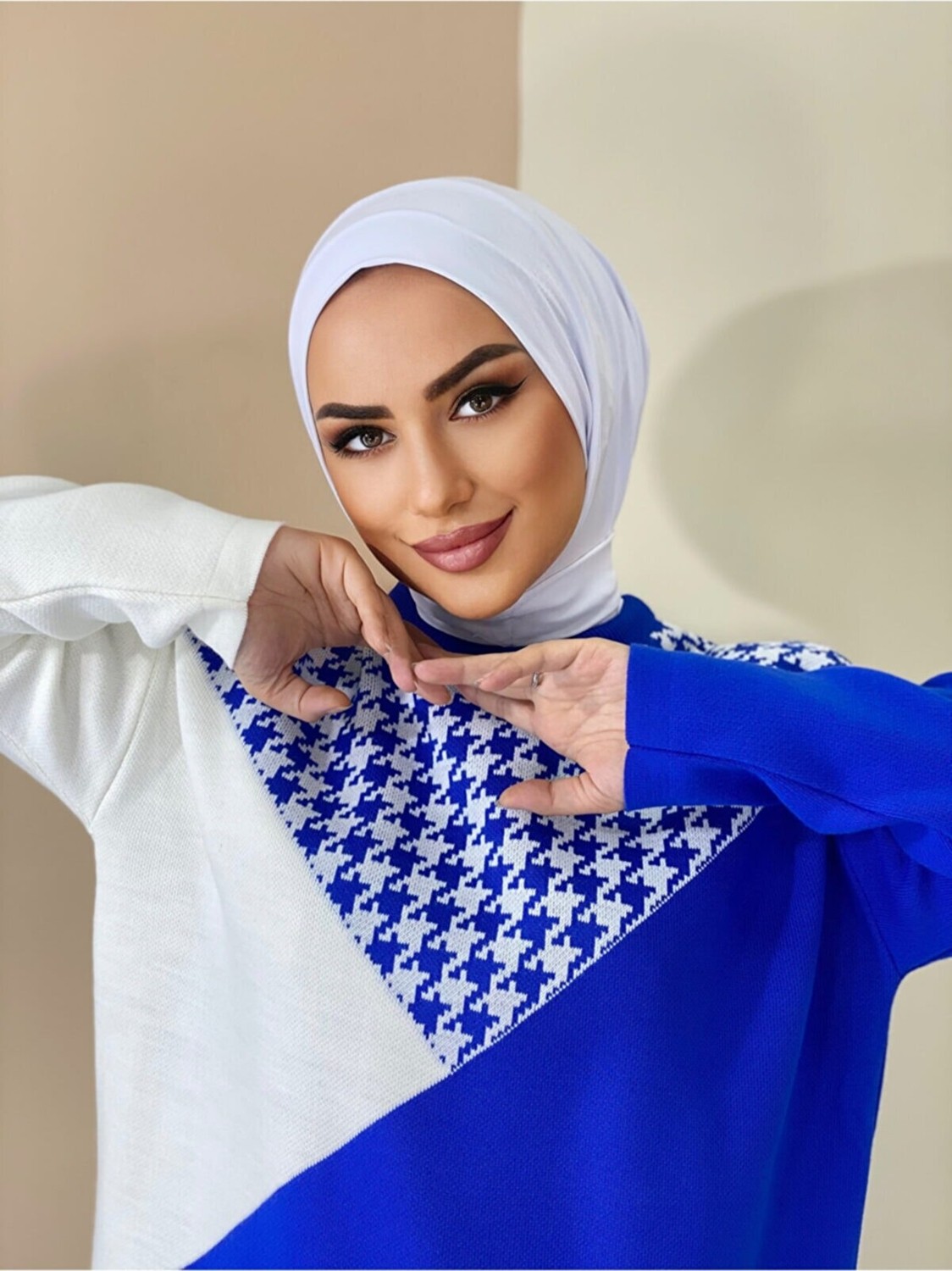 Erasra Class Çıt Çıtlı Hasema Üstü Uyumlu Hijab Bone Siyah görsel 7
