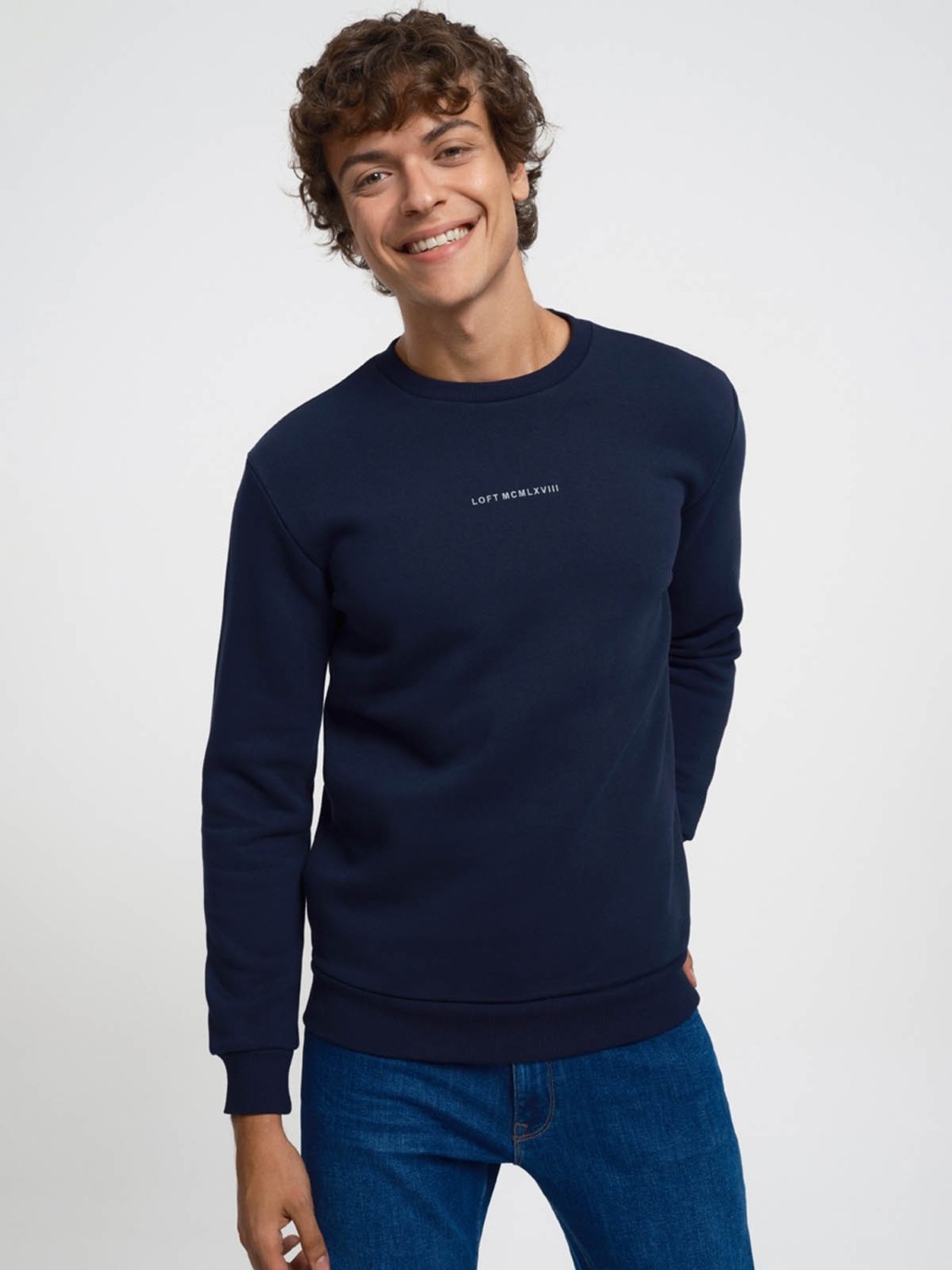 Loft Erkek Sweatshirt Siyah LF2034268 görsel 5